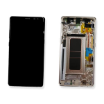 TOUCH SCREEN SCHERMO ORIGINALE SERVICE PACK PER SAMSUNG GALAXY NOTE 8 N950 ORO GOLD CON FRAME GH97-21065D GH97-21066D