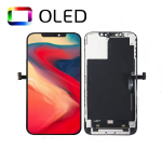 DISPLAY LCD JS- SOFT OLED PER APPLE IPHONE 12 PRO MAX TOUCH SCREEN VETRO SCHERMO FRAME NERO