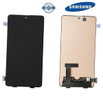 TOUCH SCREEN SCHERMO ORIGINALE SERVICE PACK PER SAMSUNG GALAXY M515F M51 VETRO LCD DISPLAY NERO