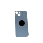 BACK COVER + ADESIVO FORO LARGO PER APPLE IPHONE 14 PLUS SCOCCA COPRIBATTERIA POSTERIORE BLUE BLU