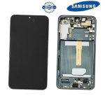 TOUCH SCREEN SCHERMO ORIGINALE SERVICE PACK PER SAMSUNG GALAXY S22 PLUS S906B VERDE CON FRAME VETRO LCD DISPLAY GH82-27500C GH82-27501C