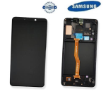 TOUCH SCREEN SCHERMO ORIGINALE SERVICE PACK PER SAMSUNG GALAXY A9 2018 A920F NERO CON FRAME VETRO LCD DISPLAY GH82-18308A GH82-18322A