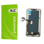 DISPLAY LCD NCC ADVANCED INCELL PER APPLE IPHONE X TOUCH SCREEN VETRO SCHERMO FRAME NERO