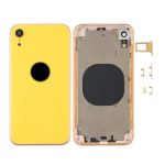 SCOCCA COMPLETA CON TELAIO POSTERIORE BACK COVER COPRIBATTERIA PER APPLE IPHONE XR GIALLO YELLOW 