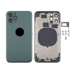 SCOCCA COMPLETA CON TELAIO POSTERIORE BACK COVER COPRIBATTERIA PER APPLE IPHONE 11 PRO MAX VERDE GREEN 