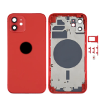 SCOCCA COMPLETA CON TELAIO POSTERIORE BACK COVER COPRIBATTERIA PER APPLE IPHONE 12 MINI ROSSO RED