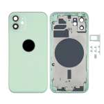 SCOCCA COMPLETA CON TELAIO POSTERIORE BACK COVER COPRIBATTERIA PER APPLE IPHONE 12 MINI VERDE GREEN