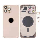 SCOCCA COMPLETA CON TELAIO POSTERIORE BACK COVER COPRIBATTERIA PER APPLE IPHONE 13 PRO ORO GOLD