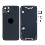 SCOCCA COMPLETA CON TELAIO POSTERIORE BACK COVER COPRIBATTERIA PER APPLE IPHONE 14 NERO BLACK