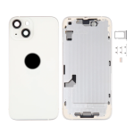 SCOCCA COMPLETA CON TELAIO POSTERIORE BACK COVER COPRIBATTERIA PER APPLE IPHONE 14 BIANCO WHITE