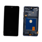 TOUCH SCREEN SCHERMO OLED PER SAMSUNG GALAXY S20 FE 4G / 5G G780F G781B VETRO LCD DISPLAY CON FRAME NERO BLACK