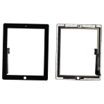 VETRO TOUCH SCREEN SCHERMO NERO COMPLETO PER IPAD 3 / 4 A1416 / A1430 / A1403 / A1458 / A1459 / A1460 (NO TASTO HOME)