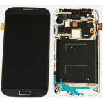 TOUCH SCREEN SCHERMO PER SAMSUNG GALAXY S4 GT i9505 NERO VETRO LCD DISPLAY CON FRAME 