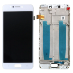 TOUCH SCREEN SCHERMO PER ASUS ZENFONE 4 MAX ZC520KL X00HD VETRO LCD DISPLAY CON FRAME BIANCO