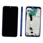 TOUCH SCREEN SCHERMO PER XIAOMI REDMI NOTE 8 2019 VETRO LCD DISPLAY CON FRAME BLU BLUE