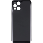 BACK COVER + ADESIVO PER OPPO FIND X3 PRO CPH2173 SCOCCA COPRIBATTERIA POSTERIORE NERO BLACK