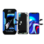 DISPLAY LCD JK SOFT OLED PER APPLE IPHONE XS MAX TOUCH SCREEN VETRO SCHERMO FRAME NERO