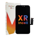 DISPLAY LCD iTruColor INCELL PER APPLE IPHONE XR TOUCH SCREEN VETRO SCHERMO FRAME NERO (V SERIES FLY)