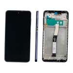 TOUCH SCREEN SCHERMO PER XIAOMI REDMI NOTE 9S / 9 PRO VETRO LCD DISPLAY CON FRAME GRIGIO TARNISH GRAY