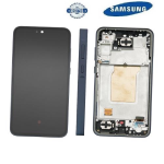 TOUCH SCREEN SCHERMO ORIGINALE SERVICE PACK CON FRAME PER SAMSUNG GALAXY A35 5G A356B BLU NAVY / AWESOME NAVY CON FRAME VETRO LCD DISPLAY GH82-34221A