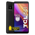 TCL 501 32GB, 2GB RAM, Display 6" qHD, Android 14 Go Edition, Fotocamera 5Mp, Batteria 3000 mAh, Dual Sim, Memoria espandibile 1TB, caricabatterie + cavo USB-C aggiuntivo, Dark Grey