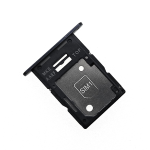 CARRELLO PORTA LETTORE DUAL SIM MICRO SD CARD READER PER SAMSUNG A15 4G / A15 5G A155F / A156B NERO BLACK