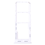 CARRELLO PORTA LETTORE DUAL SIM MICRO SD CARD READER PER SAMSUNG A23 4G A235F WHITE BIANCO