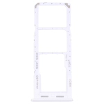 CARRELLO PORTA LETTORE DUAL SIM MICRO SD CARD READER PER SAMSUNG A23 5G A236B WHITE BIANCO