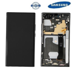 TOUCH SCREEN SCHERMO ORIGINALE SERVICE PACK PER SAMSUNG GALAXY NOTE 20 ULTRA N985F N986B NERO VETRO LCD DISPLAY CON FRAME GH82-31458A / GH82-31460A / GH82-31461A