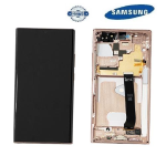 TOUCH SCREEN SCHERMO ORIGINALE SERVICE PACK PER SAMSUNG GALAXY NOTE 20 ULTRA N985F N986B BRONZE BRONZO VETRO LCD DISPLAY CON FRAME GH82-31453D GH82-31461D / GH82-31458D / GH82-31460D