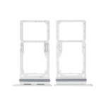 CARRELLO PORTA LETTORE DUAL SIM MICRO SD CARD READER PER SAMSUNG A33 5G A336B WHITE BIANCO