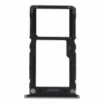 CARRELLO PORTA LETTORE SIM + MICRO SD CARD READER PER XIAOMI MI 8 LITE / 8X NERO BLACK