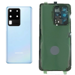 BACK COVER + CAMERA FRAME SAMSUNG S20 Ultra G988 SCOCCA COPRIBATTERIA POSTERIORE BLUE BLU