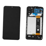 TOUCH SCREEN SCHERMO PER SAMSUNG GALAXY A13 A135F / M23 5G M236B / M33 5G 2022 M336B (FLAT SM-M236B V04 TM LTPS) VETRO LCD DISPLAY CON FRAME NERO