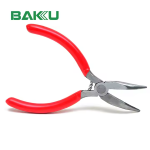 PINZA CON BECCO CURVO IN ACCIAIO BAKU BK-055 PER ELETTRONICA 