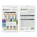 KIT SET CACCIAVITI 10 IN 1 BAKU BK-8800 VARIE MISURE