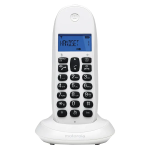 MOTOROLA C1001 C1CB+CORDLESS VIVAVOCE COLORE BIANCO