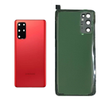 BACK COVER + CAMERA FRAME SAMSUNG S20 PLUS G985 SCOCCA COPRIBATTERIA POSTERIORE RED ROSSO 