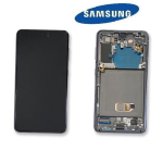 TOUCH SCREEN SCHERMO ORIGINALE SERVICE PACK PER SAMSUNG GALAXY S21 5G G991B PHANTOM GRAY / GRIGIO VETRO LCD DISPLAY CON FRAME GH82-24544A GH82-24545A